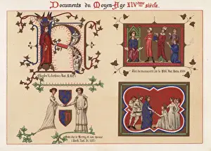 Guillot Prints: Charles V portrait, Jean, Duc de Barry