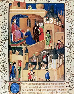 Urbanism Prints: Charles VI (1368-1422), the Beloved. King of France. Charles
