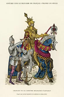 Reims Collection: CHARLES VII ON HORSE