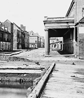 Charleston Prints: Charleston, South Carolina. Vandree Range. Building on left