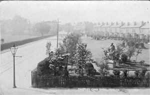 Charlie Cake Park in Snow, Armley, Leeds, Yorkshire, England. Date: 1907