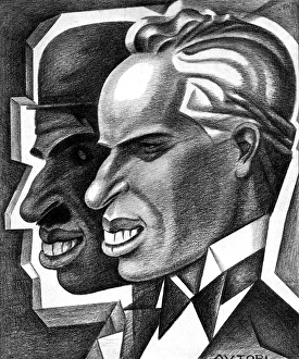 Images Dated 1st February 2016: Charlie Chaplin, caricature by Autori