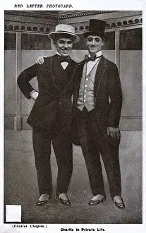 Silent Prints: Charlie Chaplin and friend