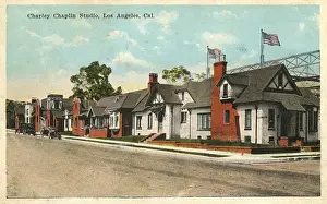 Chaplin Prints: Charlie Chaplin Studios, Hollywood, California, USA