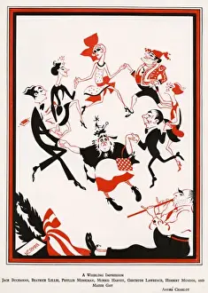 Nerman Prints: Charlots Review 1925, Nerman