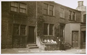 Birthplace Prints: Charlotte Brontes Birthplace - Thornton, West Yorkshire
