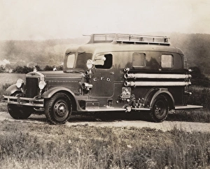 Pumping Collection: Charlotte Fire Department vehicle, North Carolina, USA
