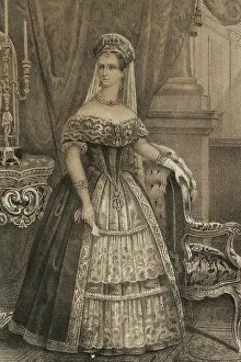 Czarism Prints: Charlotte of Prussia (1798-1860). Empress consort