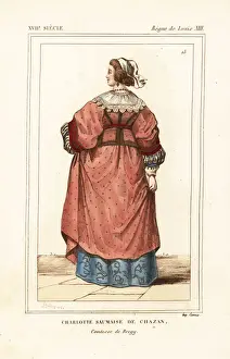 Comtesse Prints: Charlotte Saumaise de Chasan, Coutess of Bregy