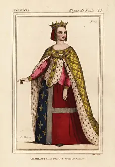 Savoie Prints: Charlotte of Savoy, queen of France, 1445-1483