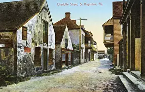 Augustine Prints: Charlotte Street, St Augustine, Florida, USA