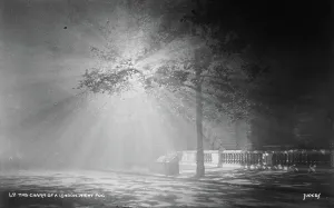 Beams Prints: The Charm of a London Night Fog