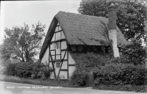 Cozy Prints: Charming Thatched Cottage