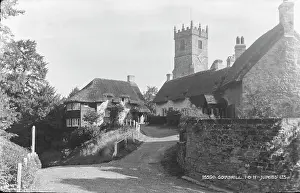 Godshill Prints: Charming Village Scene in Godshill