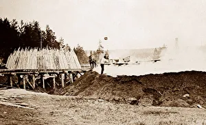 Stalk Prints: A charring Stalk, Sweden