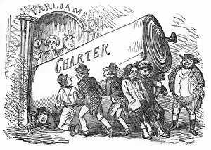 Images Dated 17th May 2011: A Chartist party, 1843