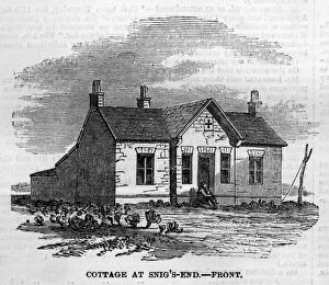 Images Dated 12th February 2019: Chartist settlement - Cottage at Snigs End