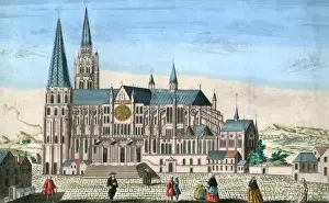 1750 Prints: Chartres Cathedral