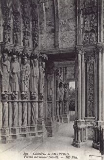 Images Dated 7th January 2011: Chartres Cathedral, France - Interior of South entrance