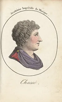Acteurs Et Actrices Celebres Prints: Chasse, French nobleman and baritone opera singer, 1699-1786