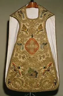 Clergy Prints: Chasuble. 18th century. Rococo. Cathedral of Tarragona. Dioc