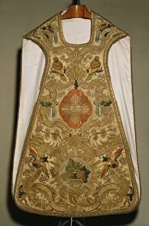 Diocesan Collection: Chasuble. 18th century. Rococo. Cathedral of Tarragona. Dioc