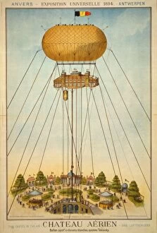 Aerien Gallery: Chateau aerien. Ballon captif e cloisons etanches, systeme T