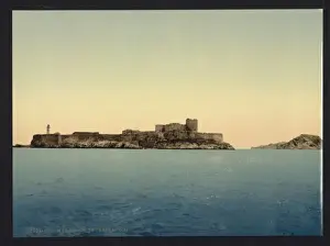 Chateau d If, from the sea, Marseilles, France