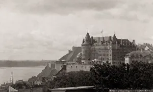 Quebec Prints: Chateau Frontenac, hotel in Quebec City, Quebec, Canada