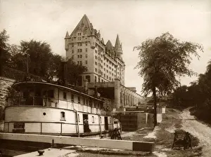 Chateau Laurier and Rideau Locks, Ottawa, Ontario, Canada