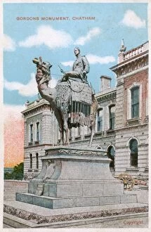 Images Dated 23rd February 2012: Chatham - Monument to General Gordon of Khartoum