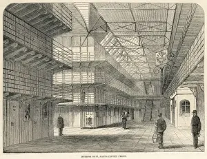 Cells Prints: Chatham Prison Riots - Interior of the Prison