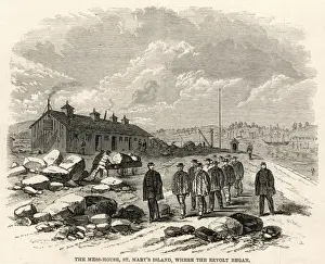 Dick Prints: Chatham Prison Riots - The Mess-house