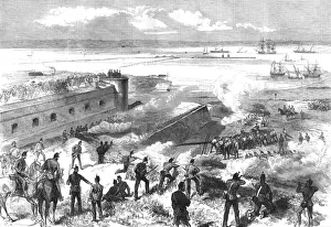 Redan Prints: Chatham siege demonstration 1868