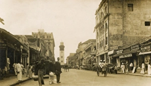 Rickshaw Collection: Chatham Street, Colombo, Ceylon (Sri Lanka)