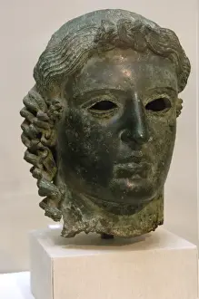 Chatsworth Prints: Chatsworth head. Bronze. Probaby Apollo. 460 BC. From Tamas