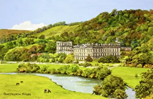 Stately Prints: Chatsworth House, Derbyshire