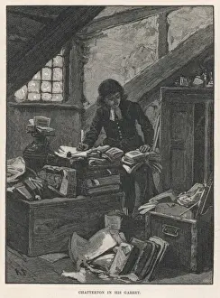1752 Prints: Chatterton in his Garret
