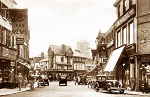 Melton Prints: Cheapside, Melton Mowbray 1930's