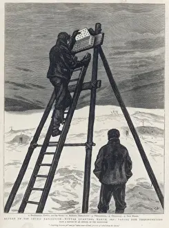 Coasts Prints: Checking the Thermometers at the Winter Quarters