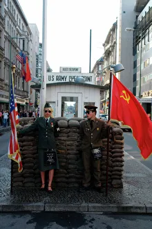 Soviet Collection: Checkpoint Charlie reconstruction, Berlin, Germany