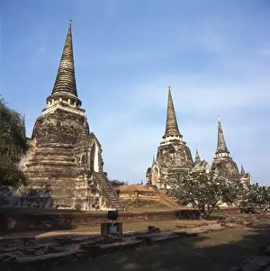 Chedis of the Wat Si Sanphet, Ayutthaya, Thailand