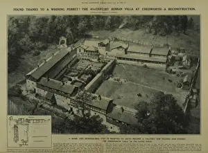 Chedworth Roman villa - a reconstruction