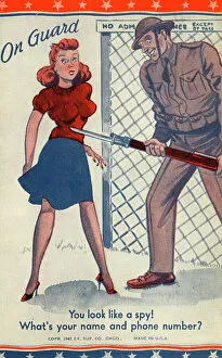 Abuse Gallery: Cheeky American Military postcard