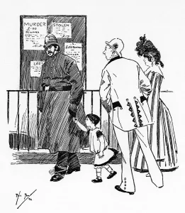 Murder Prints: Cheeky Cockney man quizzes a London Policeman