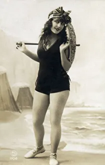 Shoot Prints: Cheeky French Bathing Beauty posing for a Studio Shoot