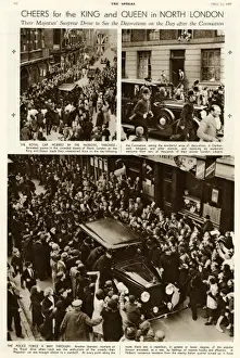 Clerkenwell Prints: Cheers for King George VI and Queen Elizabeth in London