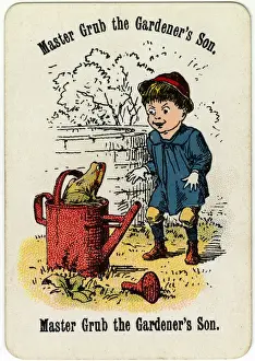 Bunhill Prints: Cheery Families - Master Grub the Gardeners Son