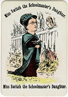 Families Prints: Cheery Families - Miss Switch the Schoolmasters Daughter