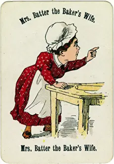 Bakers Prints: Cheery Families - Mrs Batter the Bakers Wife